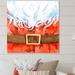 The Holiday Aisle® Christmas Holiday Fancy Santa Claus III - Traditional Canvas Artwork Canvas in Orange/Red/White | 16 H x 16 W x 1 D in | Wayfair