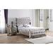 Glory Furniture Hollywood Hills G8100A-KB King Bed, Pearl Wood in Gray | 64 H x 92 W x 65 D in | Wayfair G8105A-QB