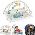 Fisher-Price Honey Bee Music & Lights Activity Gym, bee-Themed Infant playmat with Tummy time Prop and Activity Toys
