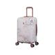 it luggage Sheen 22" Hardside Carry On 8 Wheel Expandable Spinner, Marmo Rose Print, Marmo Rose Print, 22", Sheen 22" Hardside Carry on 8 Wheel Expandable Spinner Luggage