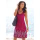 Strandkleid BEACHTIME Gr. 44, N-Gr, pink (beere) Damen Kleider Strandkleider