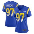 Women's Nike Michael Hoecht Royal Los Angeles Rams Game Player Jersey