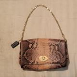 Coach Bags | Coach Leather Clutch - Python | Color: Brown | Size: Os