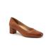 Extra Wide Width Women's Daria Pump by Trotters in Brown (Size 8 WW)