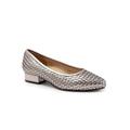 Wide Width Women's Jade Pump by Trotters in Pewter (Size 10 W)