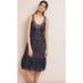Anthropologie Dresses | Anthropologie Byron Lars Garden Party Embroidered Navy Dress Size 00 | Color: Blue | Size: 00