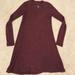 American Eagle Outfitters Dresses | American Eagle Outfitters Long-Sleeved Sweater Dress Small | Color: Red | Size: S