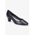 Wide Width Women's Ballari Pump by Easy Street in Navy (Size 7 1/2 W)