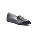 Women's Maria Casual Flat by Cliffs in Black Smooth (Size 8 1/2 M)