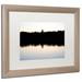 Trademark Fine Art 'In the Shadows of Sunset' Framed Graphic Art on Canvas Canvas, Wood | 11 H x 14 W x 0.5 D in | Wayfair ND0117-W1114MF