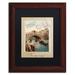 Trademark Fine Art 'European Vacation I' Framed Graphic Art Canvas | 14 H x 11 W x 0.5 D in | Wayfair ALI4496-W1114MF