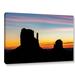 Loon Peak® 'Sunrise Over Monument Valley Mittens' by Cody York Framed Photographic Print on Wrapped Canvas in White | 2 D in | Wayfair