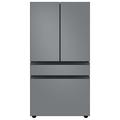 Samsung Bespoke 23 cu. ft. Smart 4-Door Refrigerator w/ Beverage Center & Custom Panels Included, in Gray | 70 H x 35.75 W x 28.75 D in | Wayfair