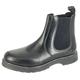 Grafters, M186A-10 Leather Gusset Chelsea Boot Black size 10 UK