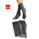 Wandersocken BENCH. Gr. 39-42, schwarz (2 x schwarz, melange) Damen Socken Wandersocken