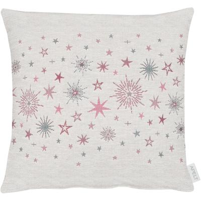 Dekokissen APELT "9537" Gr. 1, bunt (rot, natur, grau, gemustert), B:46cm L:46cm, Polyester, Baumwolle, Polyacryl, Dekokissen_Sitzkissen_Kissenhüllen, Kissenhülle ohne Füllung, 1 Stück Image