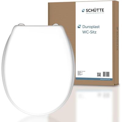 Duroplast WC-Sitz white, Toilettendeckel, Klodeckel, WC-Sitz, Klobrille, Toilettensitz, WC-Deckel,