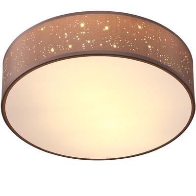 Deckenlampe Sternenhimmel Stoff Rund E27 Deckenleuchte Stoffdeckenleuchte Stoffdeckenlampe Image