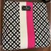 Kate Spade Bags | Kate Spade Crossbody Black, Off White, And Pink Striped. With Dusting Bag | Color: Black/Pink | Size: 12w X12h