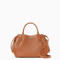 Kate Spade Bags | Kate Spade Dumpling Small Pebbled Leather Satchel Crossbody, Warm Gingerbread | Color: Brown | Size: Small