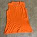 Nike Tops | Nike Golf V Neck Sleeveless Golf Shirt, Size S. | Color: Orange | Size: S