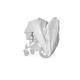 softgarage Buggy Softcush Premium Light Grey Cover for Nuna Triv Pushchair Rain Cover