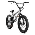 Mongoose Legion L18 Freestyle Sidewalk BMX Bike for Kids Bicycle, Silver