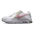 Nike Air Max Excee Sneaker, White/Elemental PINK-MED Soft PINK-White, 26 EU