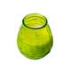 We Can Source It Ltd - Low Boy Candles - 70 Hour Burn Time - For Home and Commercial Use - Candle Wax Jars - Lime Green - 12 Wax Jars