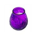 We Can Source It Ltd - Low Boy Candles - 70 Hour Burn Time - For Home and Commercial Use - Candle Wax Jars - Purple - 12 Wax Jars