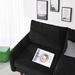 Hasaam Everly Quinn 58" Wide Velvet Round Arms Small Apartment Loveseat Velvet in Black | 33.1 H x 56.3 W x 31.1 D in | Wayfair