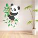 Redwood Rover Multicolored Art Home Living Room 20" X 28" Giant Panda Bear Animal Wall Decoration Sticker Young Wild Animal Design Easy To Apply Bedroom | Wayfair