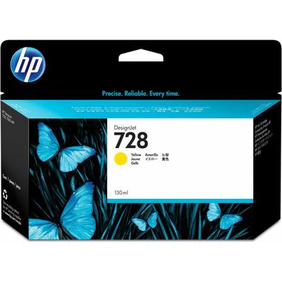 Hewlett Packard - hp 728 - Original - Encre à colorant - Jaune - hp - hp DesignJet T730 Printer