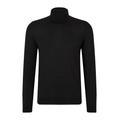 Boss Black Rollkragenpullover "Musso-P" Herren black, Gr. M, Schurwolle, für