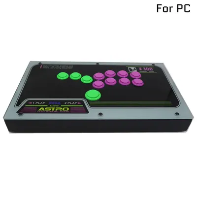RAC-J800B tous les boutons Hitbox Style Arcade Joystick Game Contrmatérielle pour PC Sanwa OBSF-24