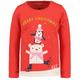 BLUE SEVEN - Langarmshirt Merry Christmas In Tomate, Gr.104