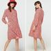 J. Crew Dresses | J.Crew Shirtdress In Tossed Bouquet Print | Color: Red/White | Size: Xs