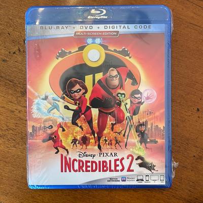 Disney Other | Disney’s Incredibles 2 Blue Ray / Dvd / Digital Code | Color: Blue/Red | Size: Os