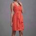 Anthropologie Dresses | Anthropologie Quillaree Linen Silk Blend Dress Size 6. | Color: Orange | Size: 6