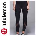 Lululemon Athletica Pants & Jumpsuits | Lululemon Inspire Tight Ll (Mesh)W/Lululemon Bag | Color: Black | Size: 6