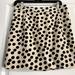 J. Crew Skirts | J. Crew Tan And Black Polka Dot Skirt. Excellent Condition. Size 4 | Color: Black/Tan | Size: 4