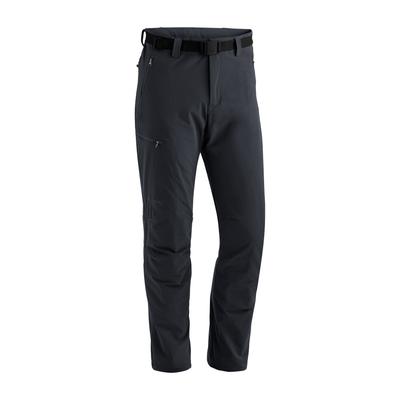 Funktionshose MAIER SPORTS "Oberjoch Therm", Herren, Gr. 23, Kurzgrößen, schwarz, 90% Polyamid, 10% Elasthan, Hosen, Winter-Outdoorhose, wattiert und elastisch Image