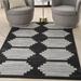 Nourison Mid-Century Modern 4' x 6' Black/Grey Area Rug - Nourison 99446106919