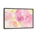 East Urban Home 'Spring Abstracts Florals II' By Albena Hristova Graphic Art Print on Canvas Metal in Pink/White | 32 H x 48 W in | Wayfair