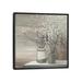 East Urban Home 'Pussy Willow Still Life Pots Crop' By Julia Purinton Graphic Art Print on Canvas, Cotton in Gray | 37 H x 37 W x 1.5 D in | Wayfair