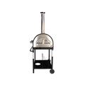 WPPO Steel Freestanding Wood-Fired Pizza Oven Steel in Black | 71 H x 27 W x 30 D in | Wayfair WKE-04WG-BLK