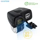 Ouspow – chargeur de moto 12V 36W avec affichage numérique QC3.0 double USB chargeur rapide pour