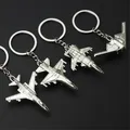 Porte-clés en métal 3D Genic Leplane pour hommes porte-clés modèle d'avion cadeau de bijoux cool