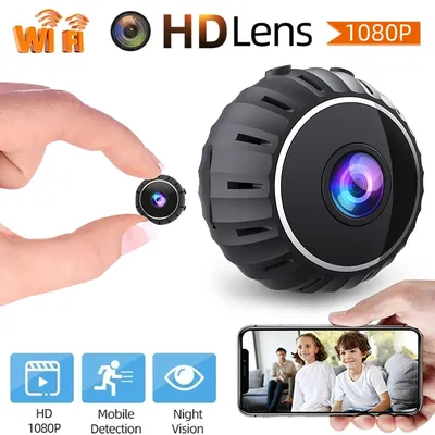 Mini caméra de sécurité domestique sans fil avec vision nocturne moniteur bébé enregistreur vidéo