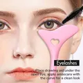 Pochoirs d'eye-liner en silicone réutilisables pointes d'aile rouge à lèvres de dessin Marscara